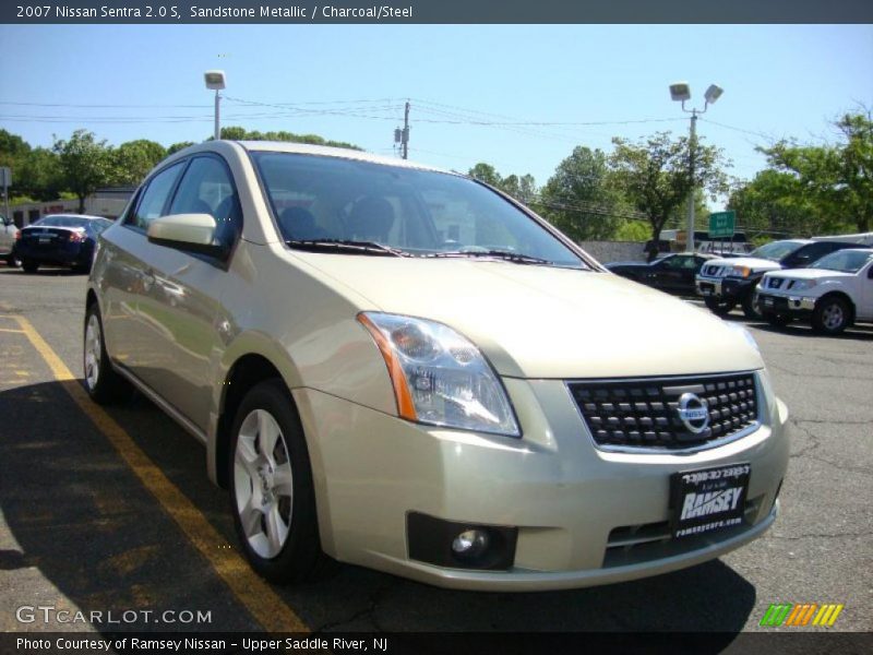 Sandstone Metallic / Charcoal/Steel 2007 Nissan Sentra 2.0 S