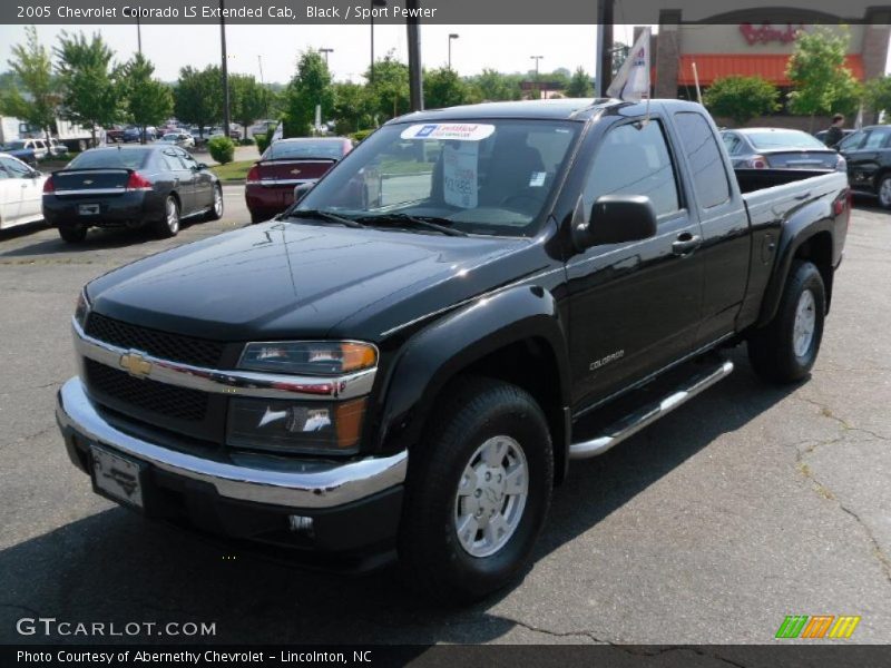Black / Sport Pewter 2005 Chevrolet Colorado LS Extended Cab