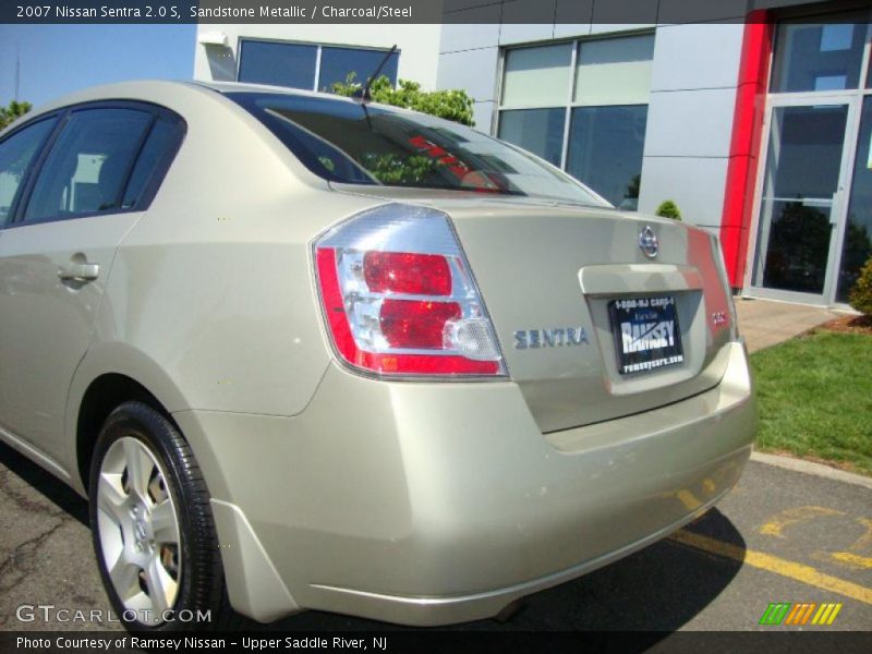 Sandstone Metallic / Charcoal/Steel 2007 Nissan Sentra 2.0 S