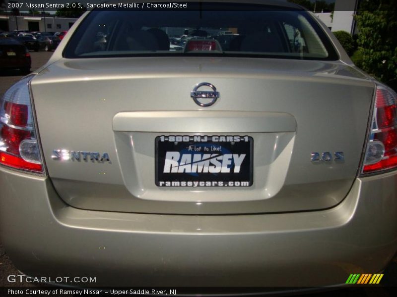 Sandstone Metallic / Charcoal/Steel 2007 Nissan Sentra 2.0 S