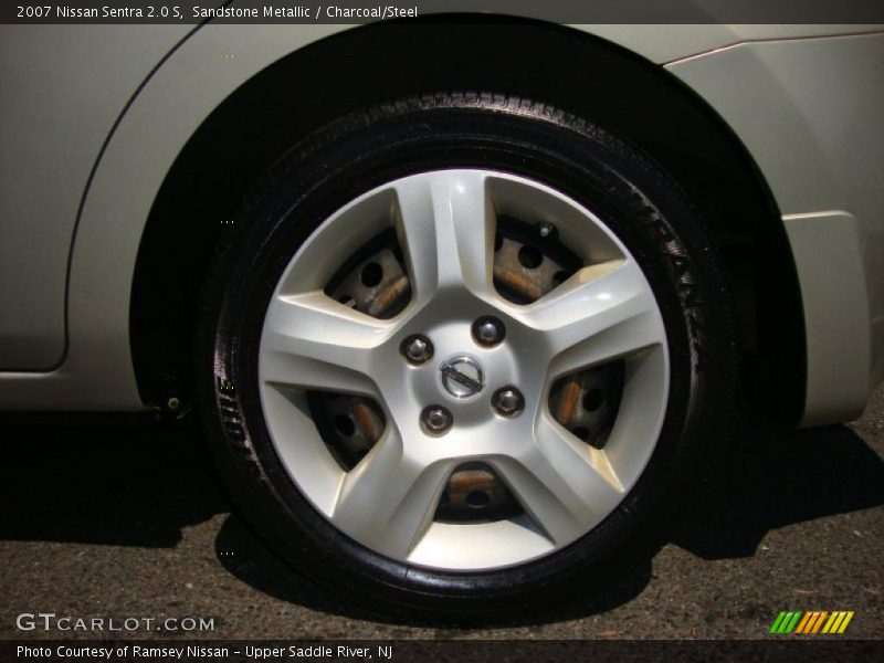 Sandstone Metallic / Charcoal/Steel 2007 Nissan Sentra 2.0 S