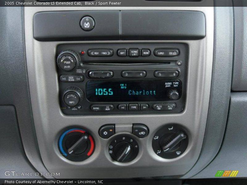 Black / Sport Pewter 2005 Chevrolet Colorado LS Extended Cab
