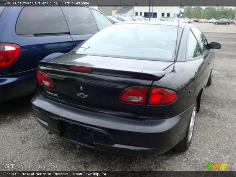 Black / Graphite 2000 Chevrolet Cavalier Coupe
