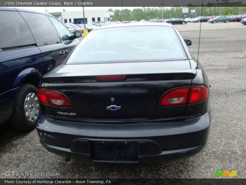 Black / Graphite 2000 Chevrolet Cavalier Coupe