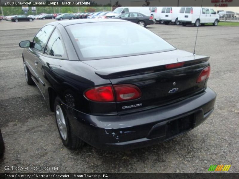 Black / Graphite 2000 Chevrolet Cavalier Coupe