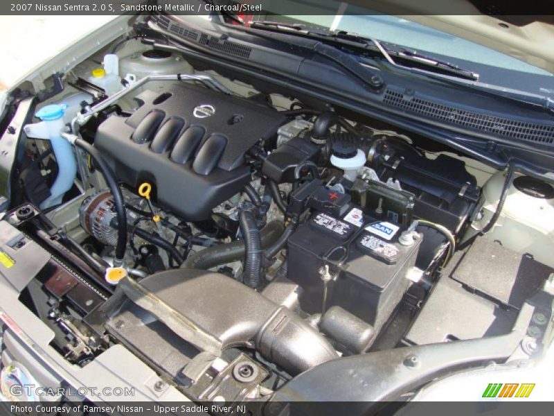 Sandstone Metallic / Charcoal/Steel 2007 Nissan Sentra 2.0 S