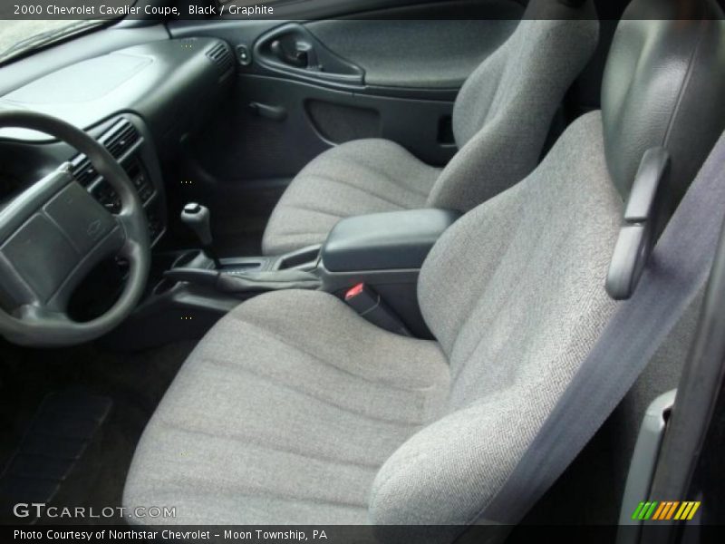 Black / Graphite 2000 Chevrolet Cavalier Coupe