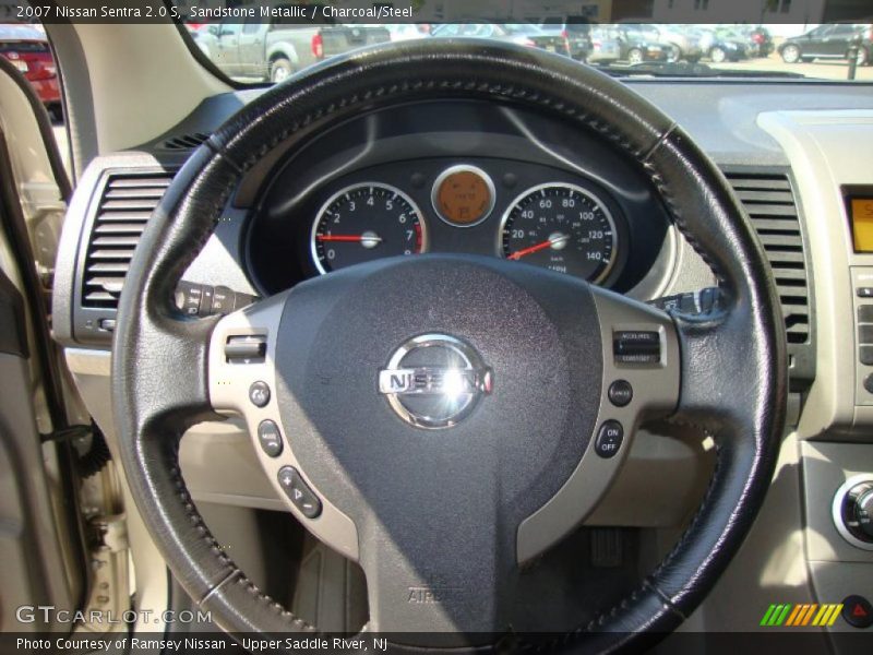 Sandstone Metallic / Charcoal/Steel 2007 Nissan Sentra 2.0 S