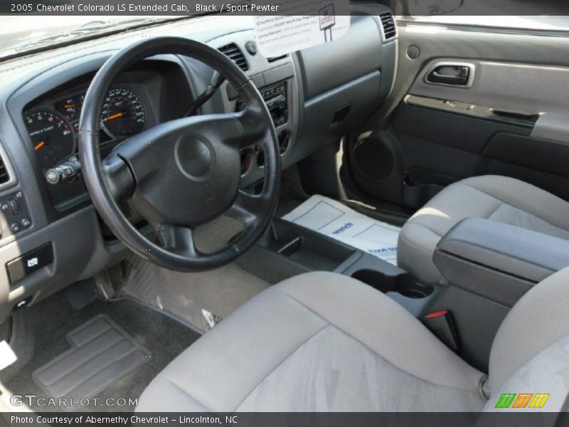 Black / Sport Pewter 2005 Chevrolet Colorado LS Extended Cab