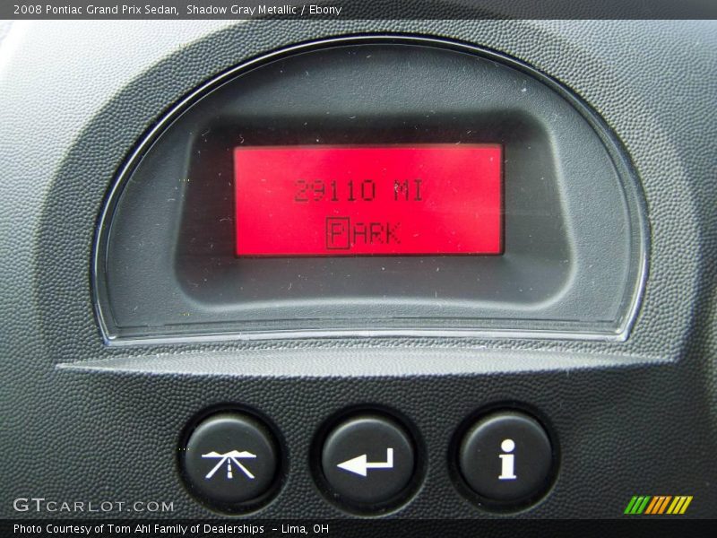 Shadow Gray Metallic / Ebony 2008 Pontiac Grand Prix Sedan