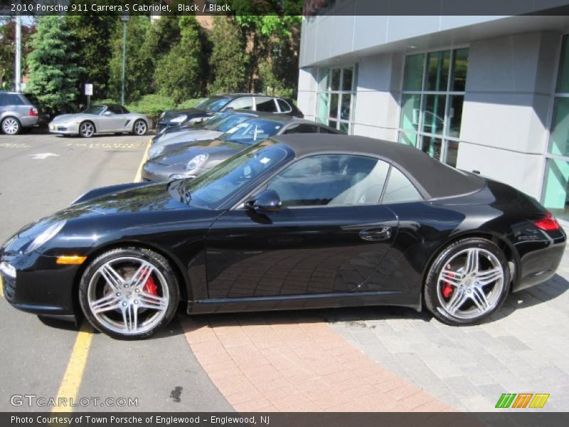 Black / Black 2010 Porsche 911 Carrera S Cabriolet