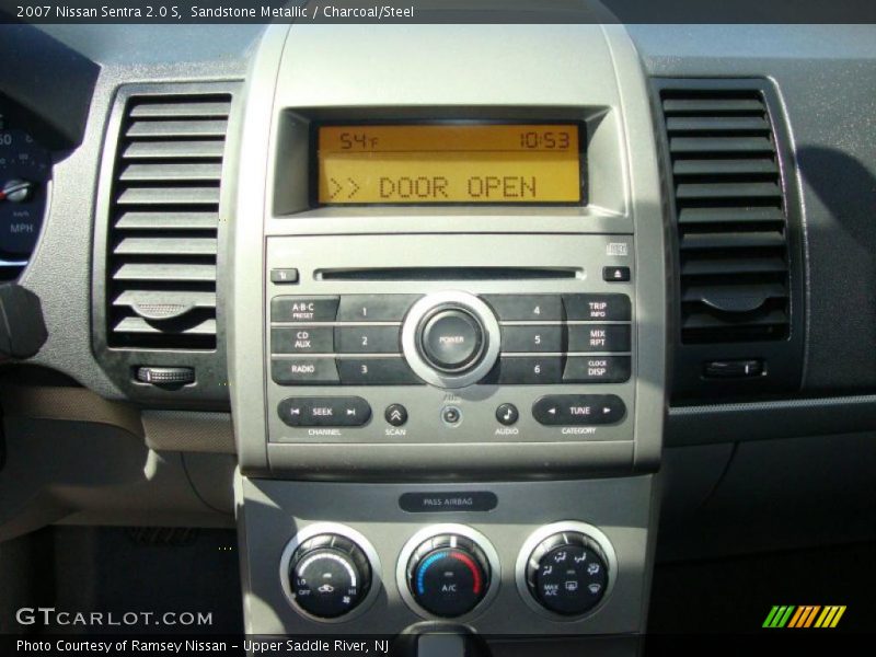 Sandstone Metallic / Charcoal/Steel 2007 Nissan Sentra 2.0 S