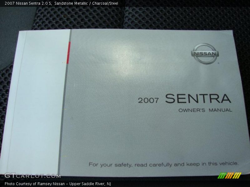 Sandstone Metallic / Charcoal/Steel 2007 Nissan Sentra 2.0 S