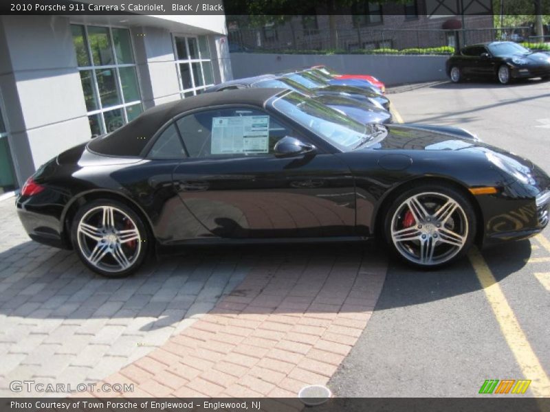 Black / Black 2010 Porsche 911 Carrera S Cabriolet