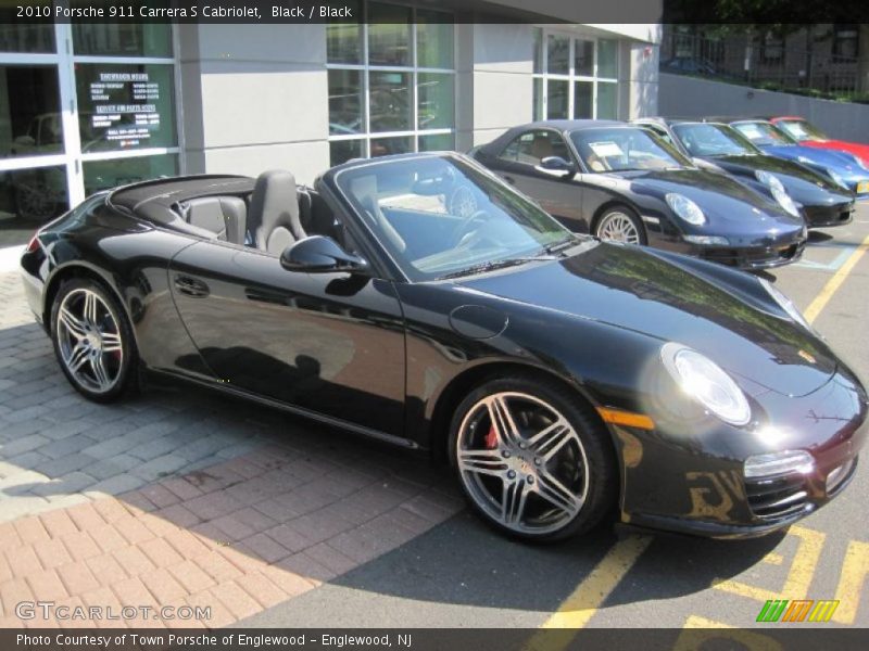 Black / Black 2010 Porsche 911 Carrera S Cabriolet