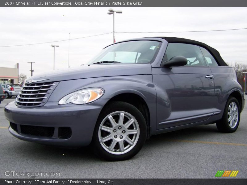 Opal Gray Metallic / Pastel Slate Gray 2007 Chrysler PT Cruiser Convertible