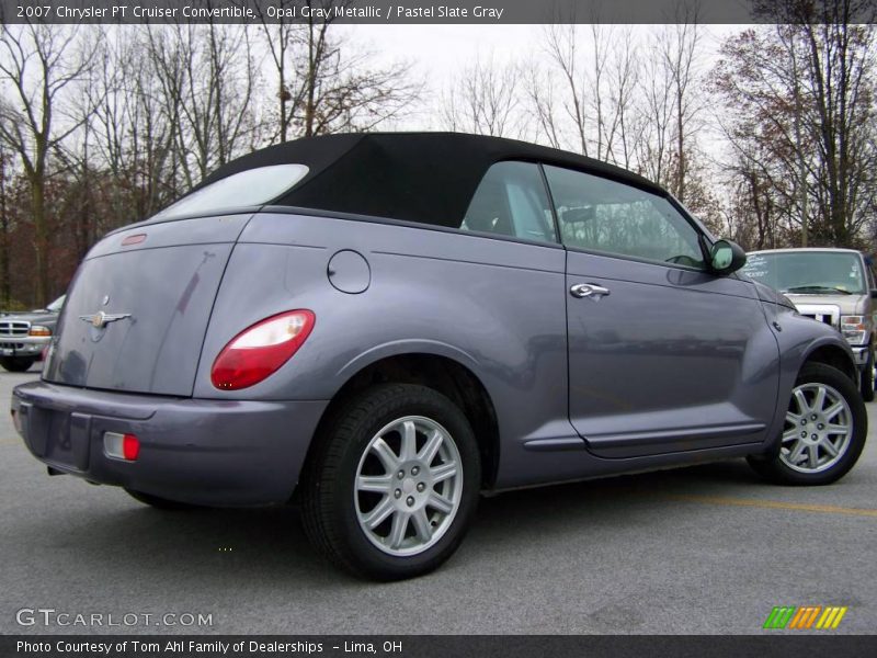 Opal Gray Metallic / Pastel Slate Gray 2007 Chrysler PT Cruiser Convertible