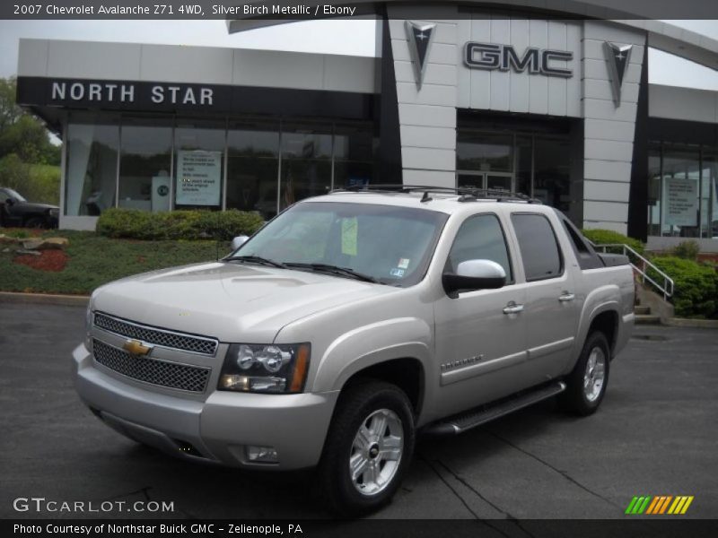 Silver Birch Metallic / Ebony 2007 Chevrolet Avalanche Z71 4WD