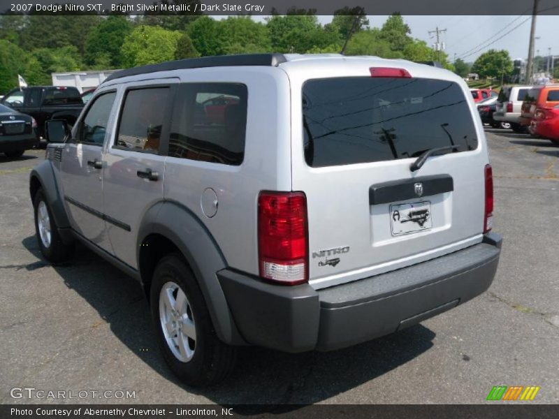 Bright Silver Metallic / Dark Slate Gray 2007 Dodge Nitro SXT