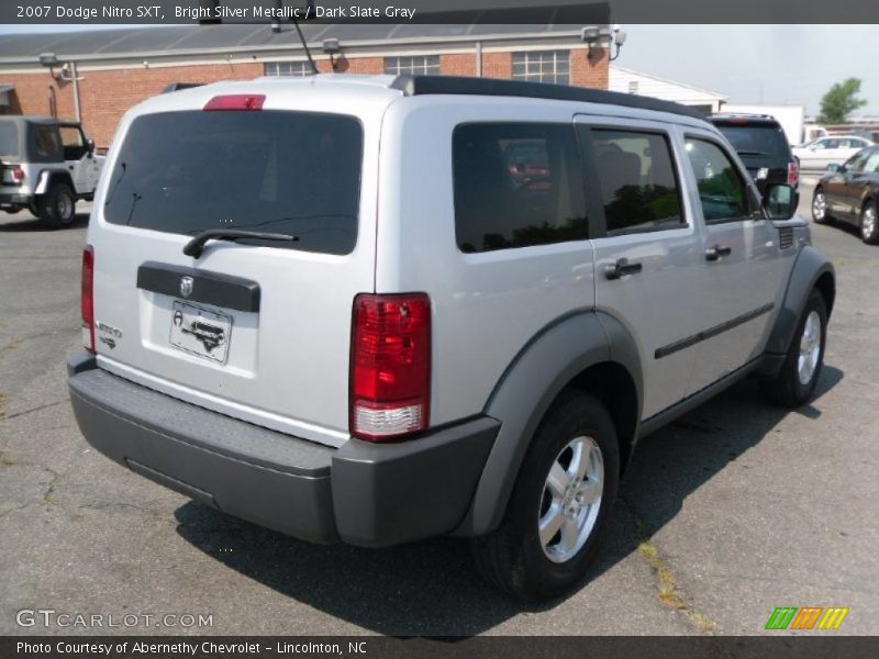 Bright Silver Metallic / Dark Slate Gray 2007 Dodge Nitro SXT