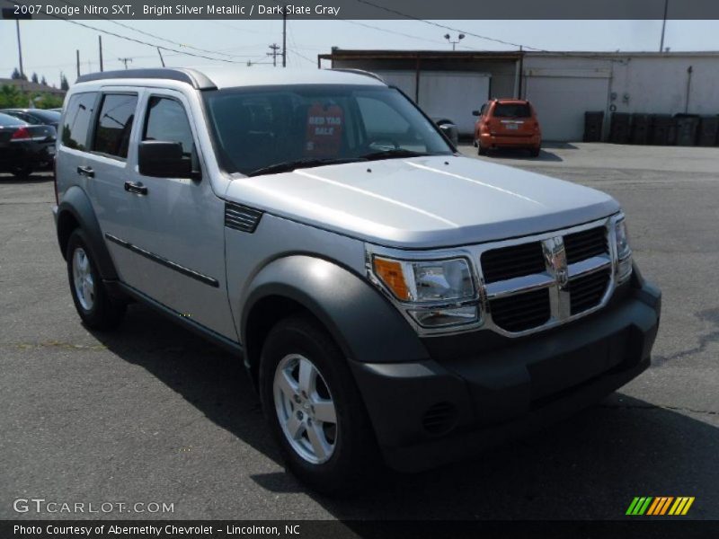 Bright Silver Metallic / Dark Slate Gray 2007 Dodge Nitro SXT