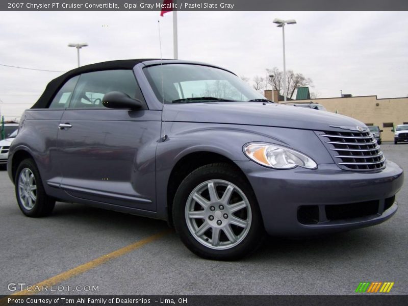 Opal Gray Metallic / Pastel Slate Gray 2007 Chrysler PT Cruiser Convertible