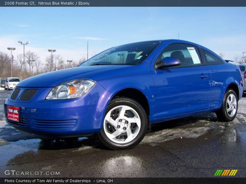 Nitrous Blue Metallic / Ebony 2008 Pontiac G5