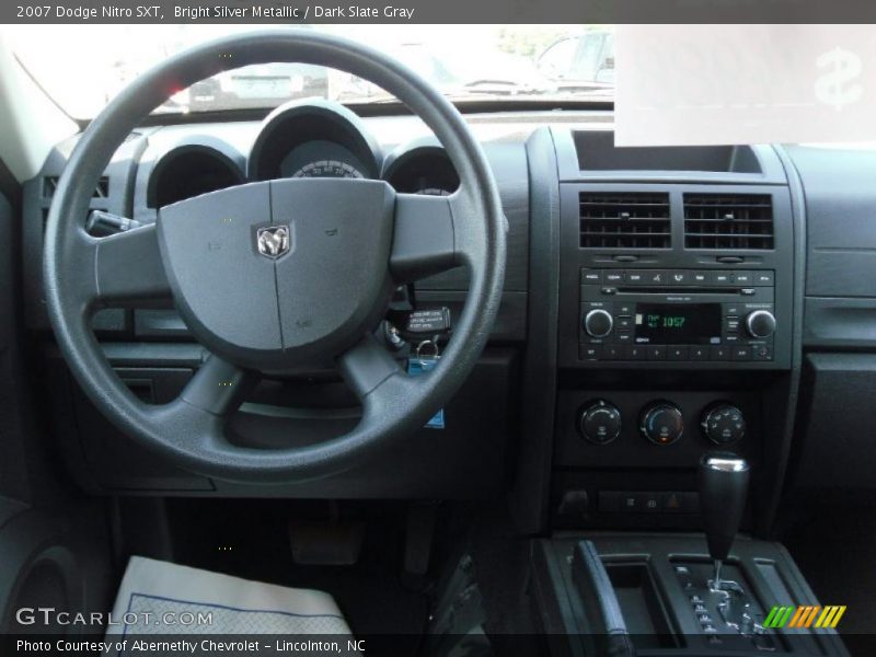 Bright Silver Metallic / Dark Slate Gray 2007 Dodge Nitro SXT