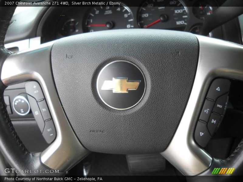 Silver Birch Metallic / Ebony 2007 Chevrolet Avalanche Z71 4WD