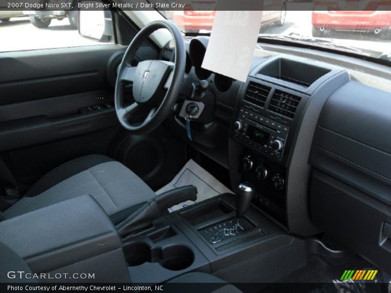 Bright Silver Metallic / Dark Slate Gray 2007 Dodge Nitro SXT