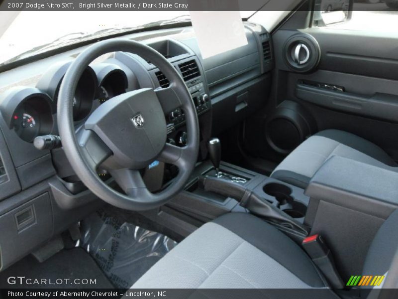 Bright Silver Metallic / Dark Slate Gray 2007 Dodge Nitro SXT