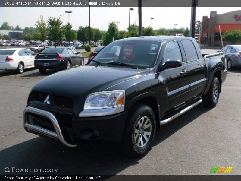 Brilliant Black / Slate 2008 Mitsubishi Raider LS Double Cab 4WD