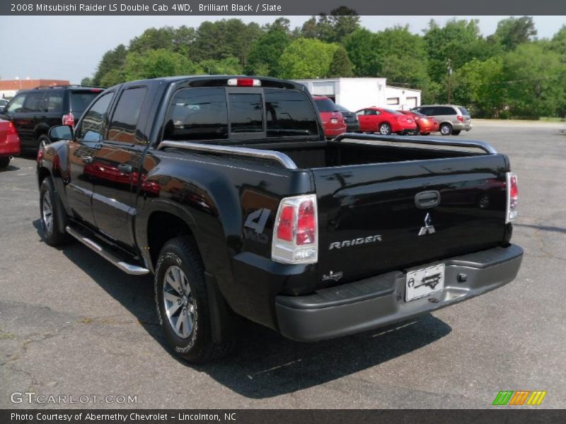 Brilliant Black / Slate 2008 Mitsubishi Raider LS Double Cab 4WD