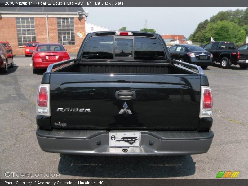 Brilliant Black / Slate 2008 Mitsubishi Raider LS Double Cab 4WD
