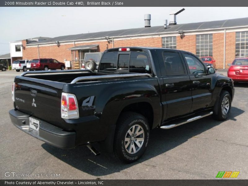Brilliant Black / Slate 2008 Mitsubishi Raider LS Double Cab 4WD