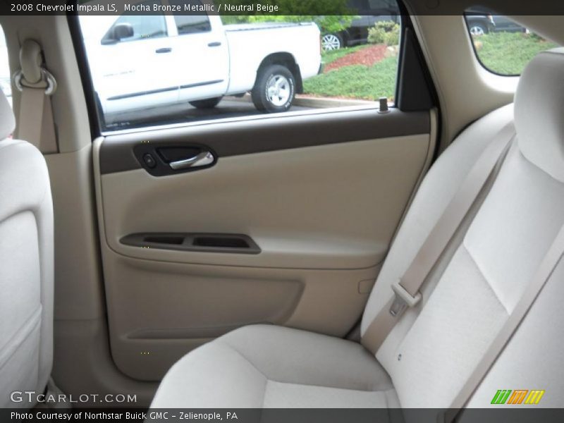 Mocha Bronze Metallic / Neutral Beige 2008 Chevrolet Impala LS