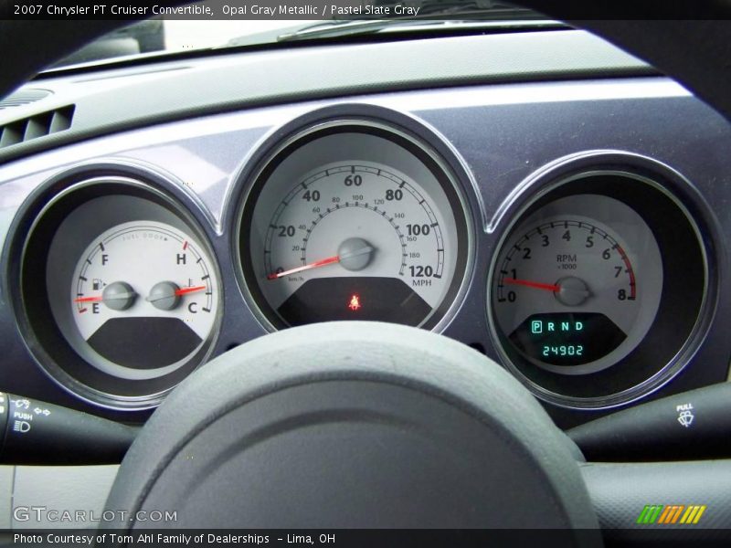 Opal Gray Metallic / Pastel Slate Gray 2007 Chrysler PT Cruiser Convertible