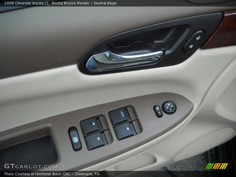 Mocha Bronze Metallic / Neutral Beige 2008 Chevrolet Impala LS