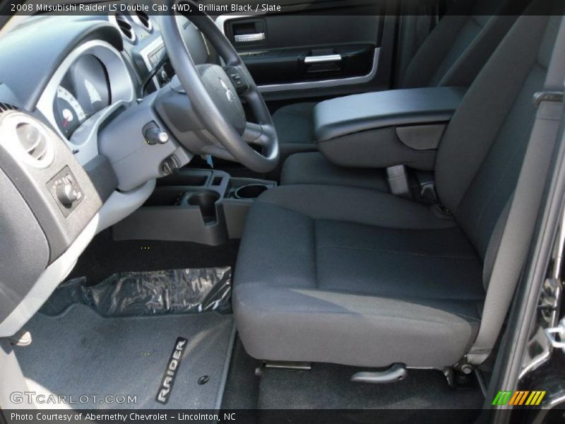 Brilliant Black / Slate 2008 Mitsubishi Raider LS Double Cab 4WD