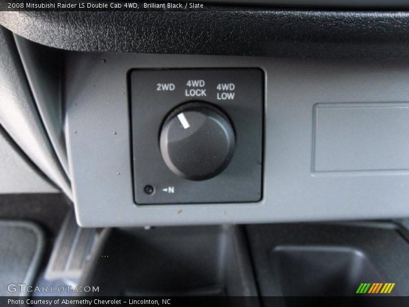 Brilliant Black / Slate 2008 Mitsubishi Raider LS Double Cab 4WD