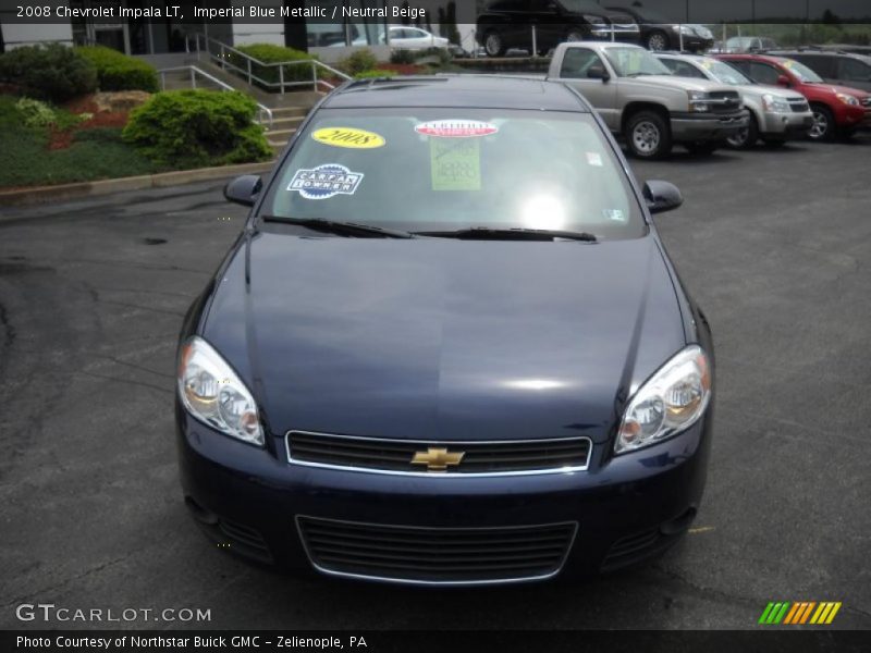 Imperial Blue Metallic / Neutral Beige 2008 Chevrolet Impala LT