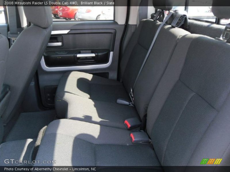 Brilliant Black / Slate 2008 Mitsubishi Raider LS Double Cab 4WD
