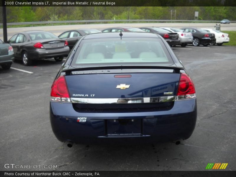 Imperial Blue Metallic / Neutral Beige 2008 Chevrolet Impala LT