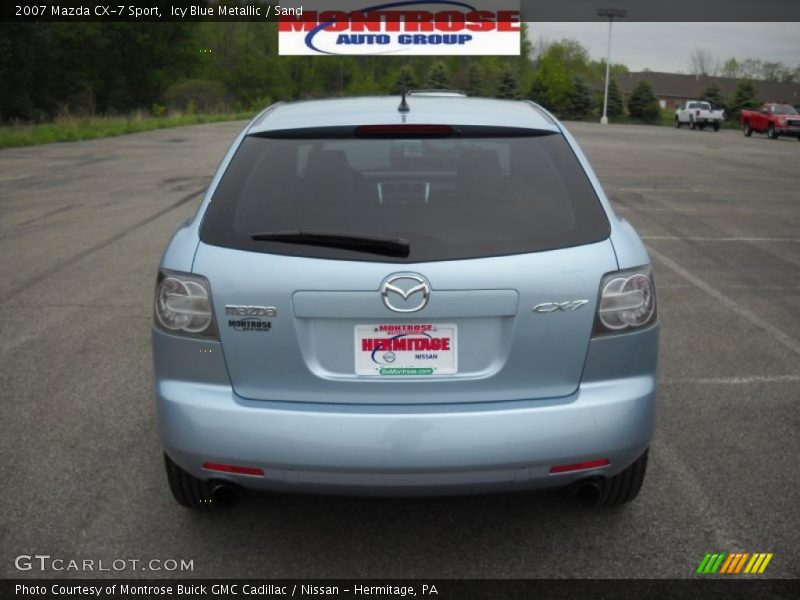 Icy Blue Metallic / Sand 2007 Mazda CX-7 Sport