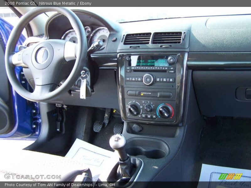 Nitrous Blue Metallic / Ebony 2008 Pontiac G5