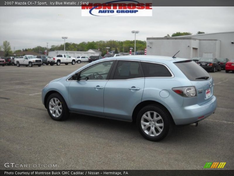 Icy Blue Metallic / Sand 2007 Mazda CX-7 Sport