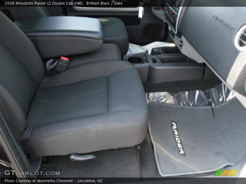 Brilliant Black / Slate 2008 Mitsubishi Raider LS Double Cab 4WD