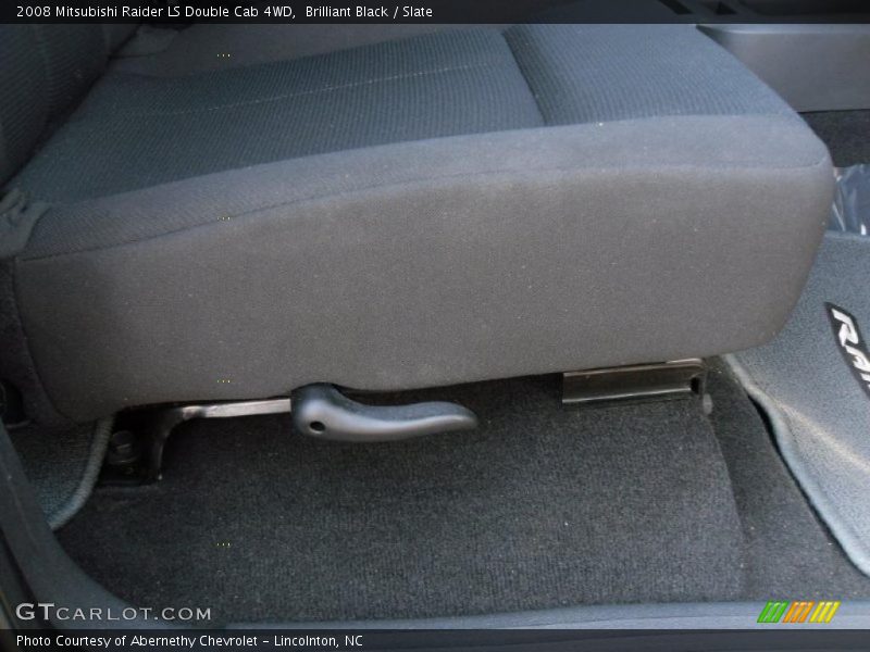 Brilliant Black / Slate 2008 Mitsubishi Raider LS Double Cab 4WD