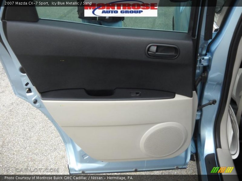 Icy Blue Metallic / Sand 2007 Mazda CX-7 Sport