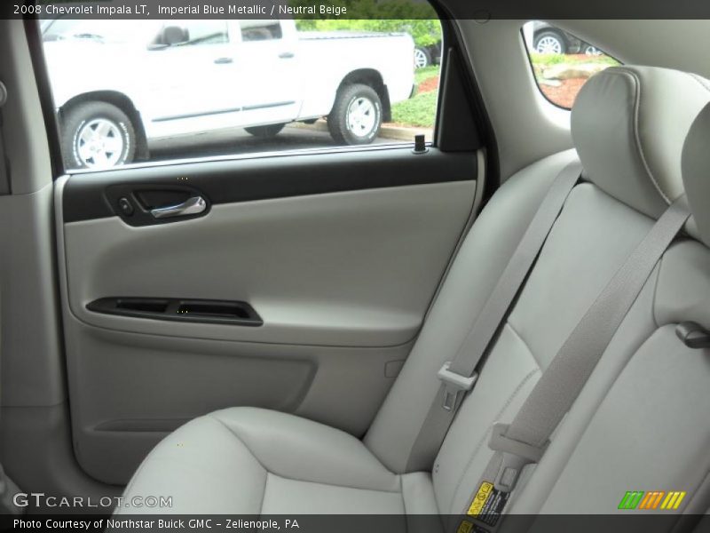 Imperial Blue Metallic / Neutral Beige 2008 Chevrolet Impala LT